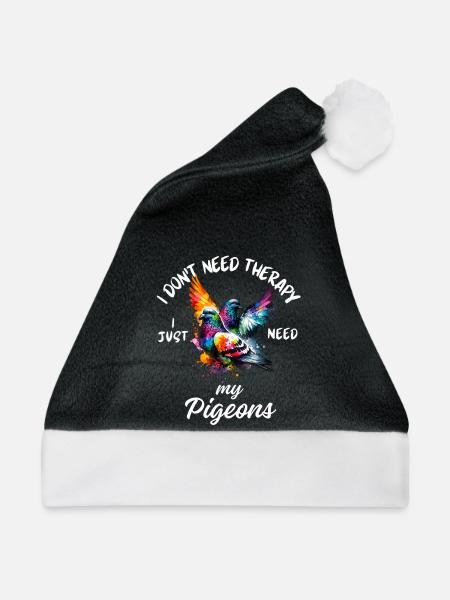 Kunst der Taubentherapie - Weihnachtsmütze - Schwarz/Weiß