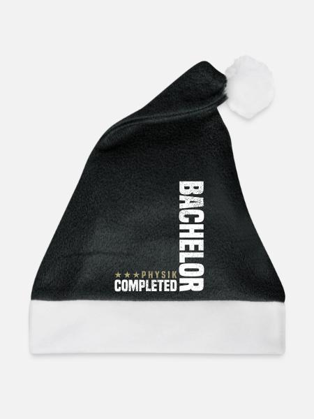 Bachelor Physik - Weihnachtsmütze - Schwarz/Weiß