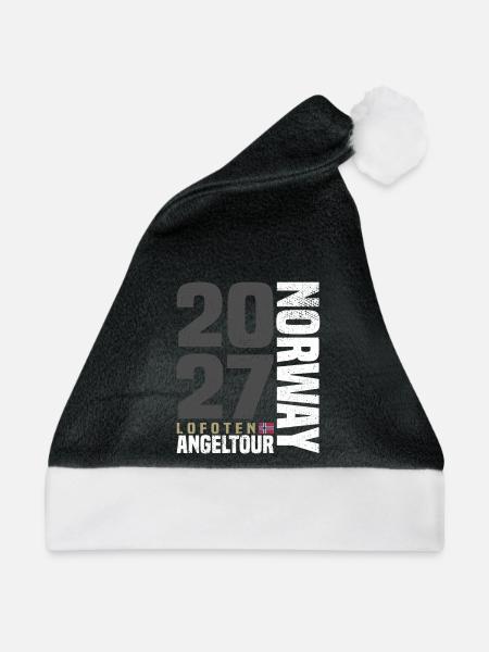 Norwegen Lofoten Angeltour 2027 - Weihnachtsmütze - Schwarz/Weiß - Vorne