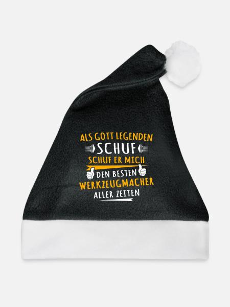Werkzeugmacher - Weihnachtsmütze - Schwarz/Weiß