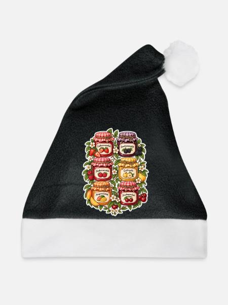 Marmelade - Weihnachtsmütze - Schwarz/Weiß - Vorne