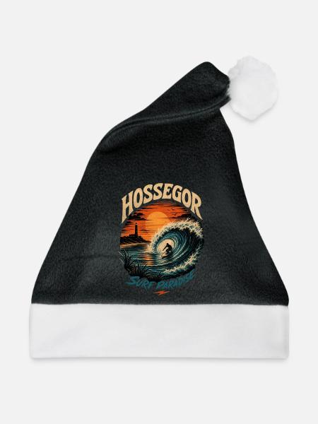 Hossegor Surfen - Weihnachtsmütze - Schwarz/Weiß