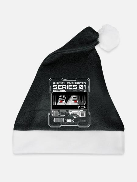 Anime Lens Proto Series 01 Mono Cyber - Weihnachtsmütze - Schwarz/Weiß - Vorne