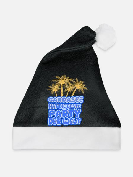 Gardasee - Weihnachtsmütze - Schwarz/Weiß