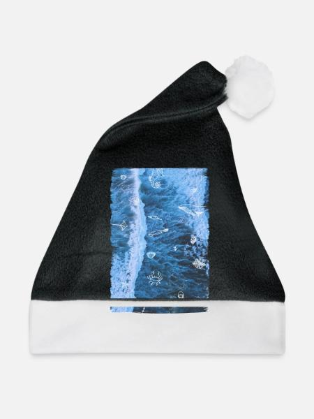 OCEAN - ANIMALS - Weihnachtsmütze - Schwarz/Weiß