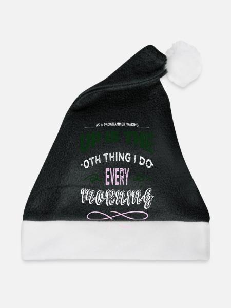 dayfathers day - Weihnachtsmütze - Schwarz/Weiß
