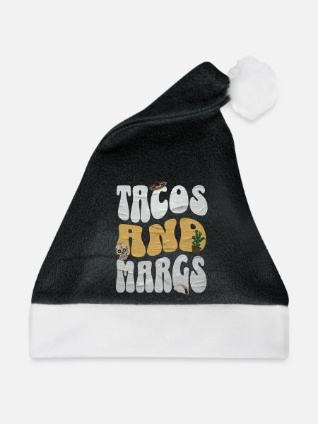 Taco - Weihnachtsmütze - Schwarz/Weiß - Vorne