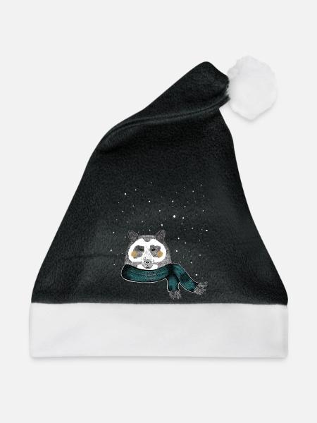 Winter Bär - Weihnachtsmütze - Schwarz/Weiß