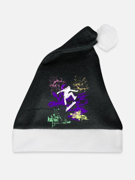 Skater - Weihnachtsmütze - Schwarz/Weiß