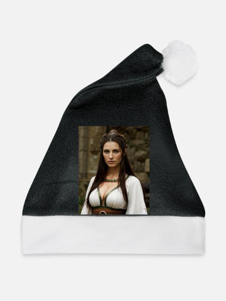 Keltiberische Frau - Weihnachtsmütze - Schwarz/Weiß