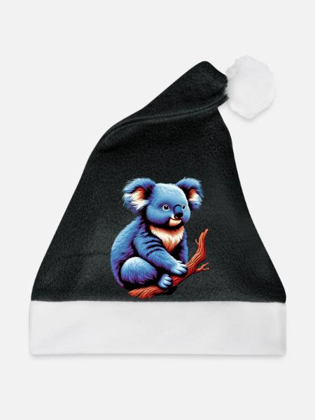 Koala - Weihnachtsmütze - Schwarz/Weiß