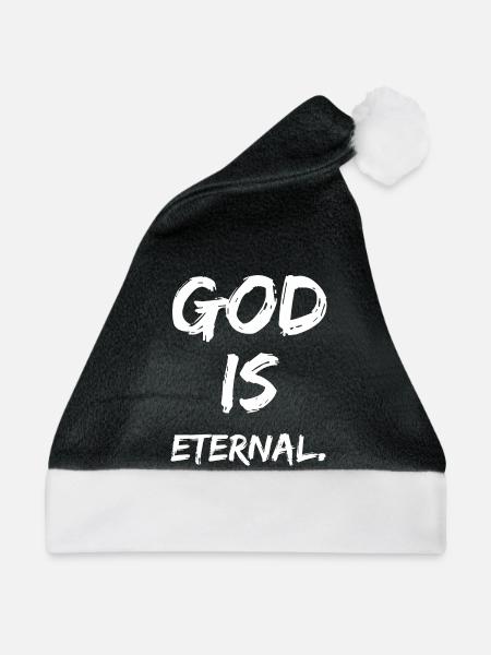 god is eternal - Weihnachtsmütze - Schwarz/Weiß