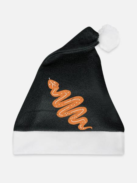 DOWN UNDER SNAKE - Weihnachtsmütze - Schwarz/Weiß