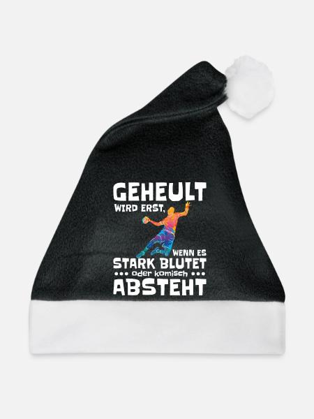 Blutiger Handballtanz - Weihnachtsmütze - Schwarz/Weiß