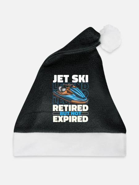 Jet Ski Im Ruhestand - Weihnachtsmütze - Schwarz/Weiß