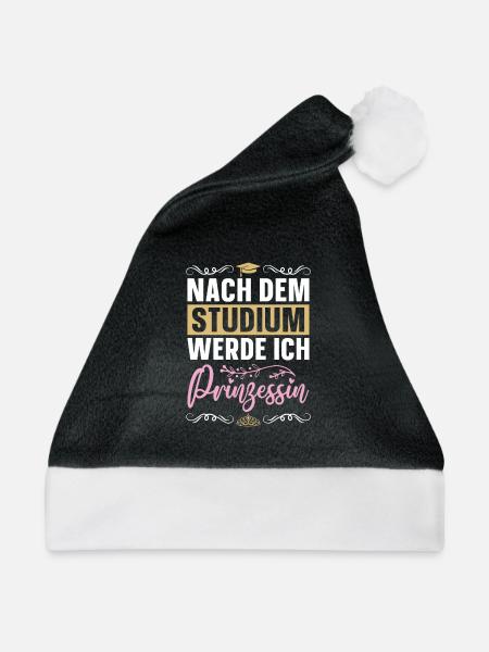 Prinzessin Lustig - Weihnachtsmütze - Schwarz/Weiß