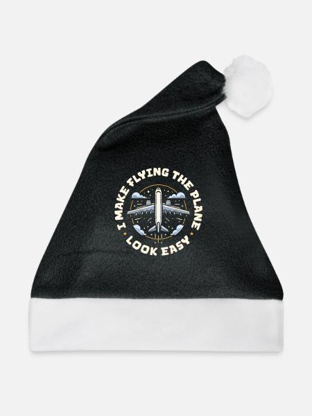 Flugingenieur - Weihnachtsmütze - Schwarz/Weiß
