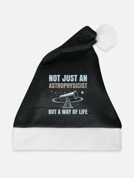 Astrophysiker - Weihnachtsmütze - Schwarz/Weiß