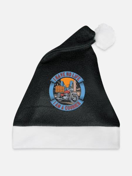 Kurier - Weihnachtsmütze - Schwarz/Weiß