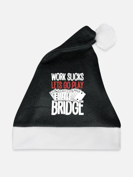 Bridge - Weihnachtsmütze - Schwarz/Weiß - Vorne