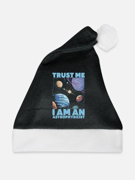 Astrophysiker - Weihnachtsmütze - Schwarz/Weiß