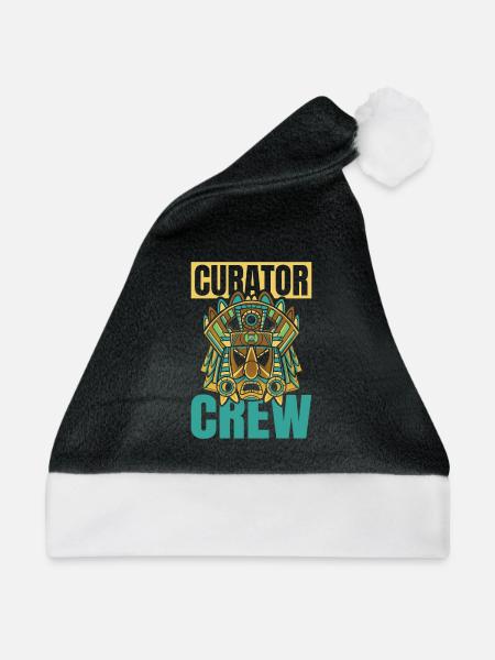 Kurator Team - Weihnachtsmütze - Schwarz/Weiß