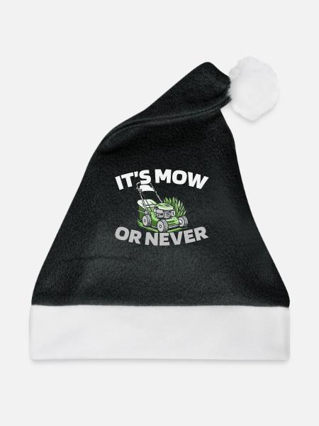 Rasenmäher Mähen - Weihnachtsmütze - Schwarz/Weiß