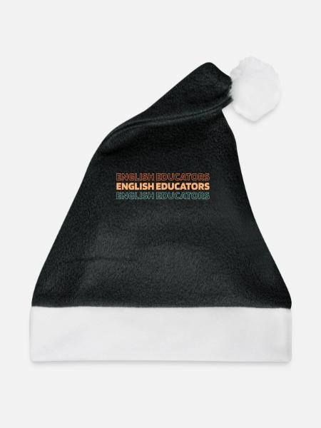 Englischlehrer Englisch Lehrer Team - Weihnachtsmütze - Schwarz/Weiß