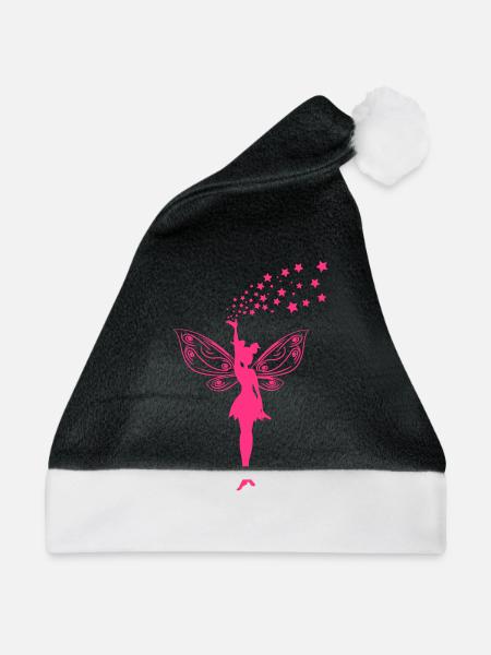 Fairy - Weihnachtsmütze - Schwarz/Weiß