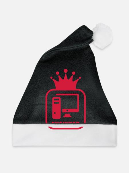 Computer / Informatiker / Aussenseiter / Ingenieur - Weihnachtsmütze - Schwarz/Weiß