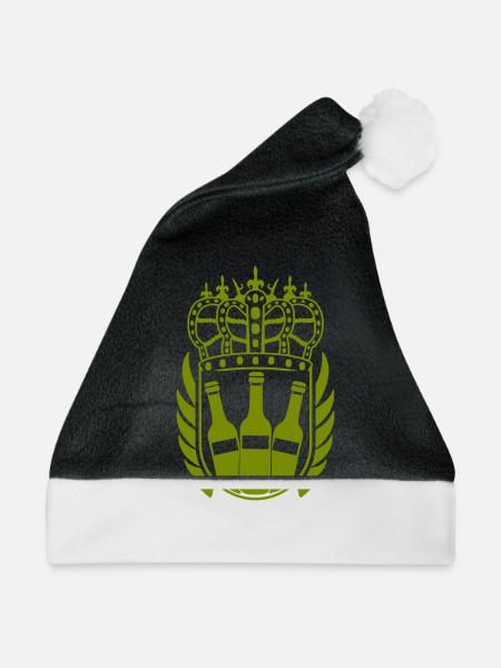 bier wappen - Weihnachtsmütze - Schwarz/Weiß