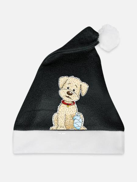 Pinoaua1 - Weihnachtsmütze - Schwarz/Weiß