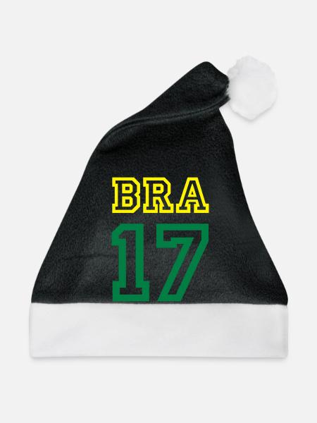 BRASILIEN 2017 Brazil - Weihnachtsmütze - Schwarz/Weiß