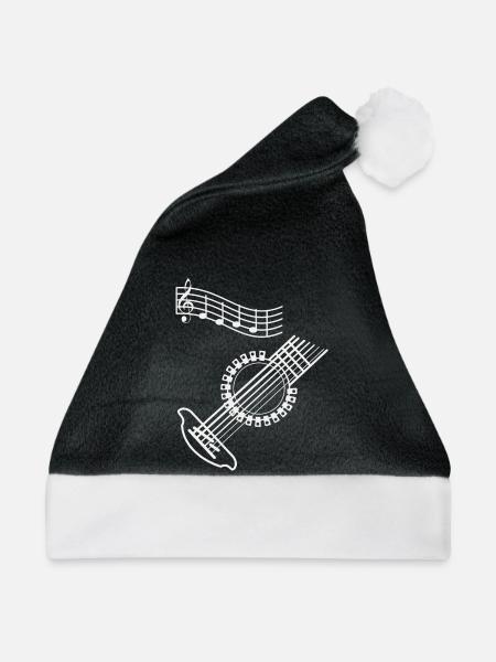 Gitarre musiker - Weihnachtsmütze - Schwarz/Weiß