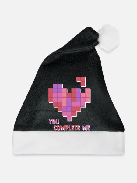 You Complete Me - Weihnachtsmütze - Schwarz/Weiß