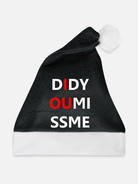 Holmes Q_05 - Weihnachtsmütze - Schwarz/Weiß - Vorne