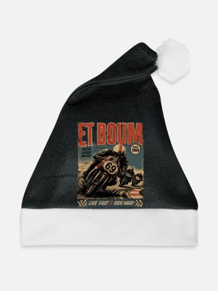 UND ZACK - Weihnachtsmütze - Schwarz/Weiß