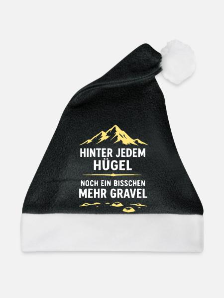 Hinter jedem Hügel Gravel - Weihnachtsmütze - Schwarz/Weiß