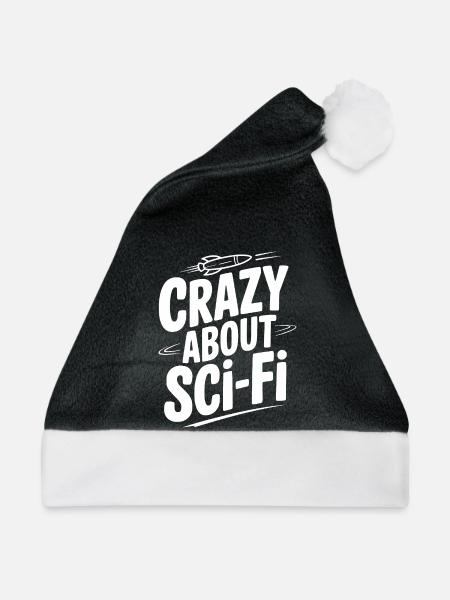 Verrückt nach Science-Fiction - Weihnachtsmütze - Schwarz/Weiß