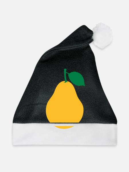 Pear - Weihnachtsmütze - Schwarz/Weiß