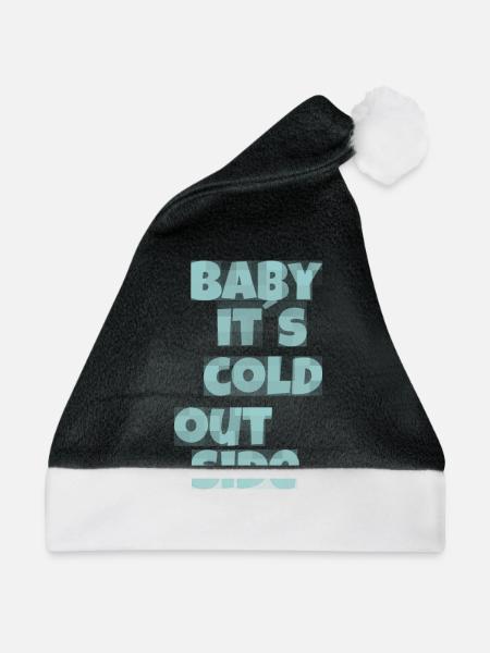baby its cold - Weihnachtsmütze - Schwarz/Weiß