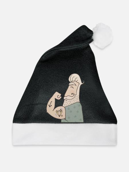 Seemann - Weihnachtsmütze - Schwarz/Weiß