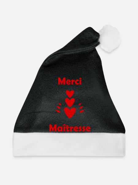 DANKE HERRIN - Weihnachtsmütze - Schwarz/Weiß