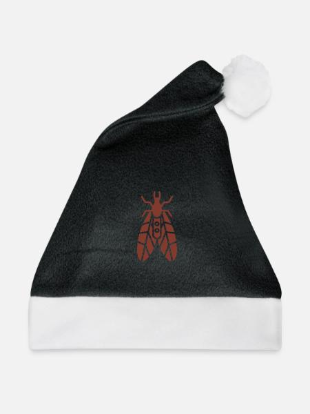 Zerbrechliche Köcherfliege - Weihnachtsmütze - Schwarz/Weiß
