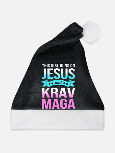 Krav Maga - Weihnachtsmütze - Schwarz/Weiß