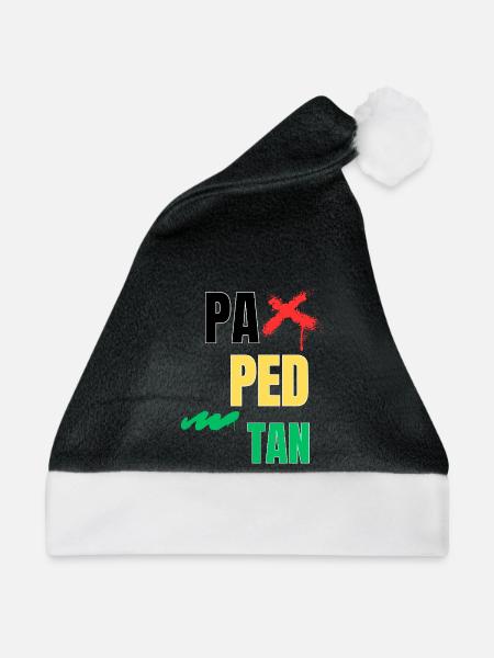 pa_ped_tan - Weihnachtsmütze - Schwarz/Weiß