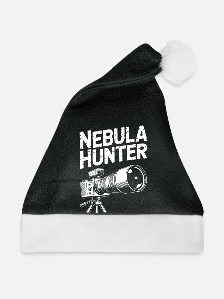 Nebula Hunter Teleskopkunst - Weihnachtsmütze - Schwarz/Weiß