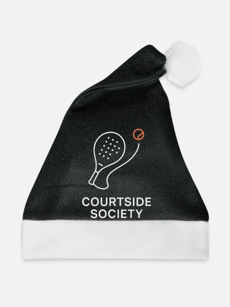 Courtside Paddel Gesellschaft - Weihnachtsmütze - Schwarz/Weiß