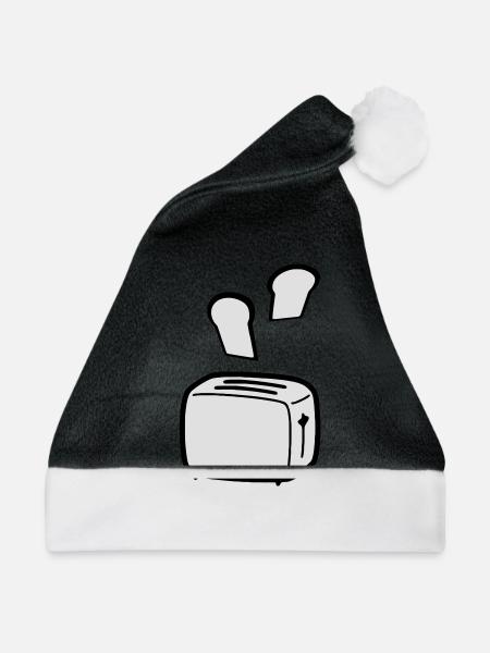 toast - Weihnachtsmütze - Schwarz/Weiß