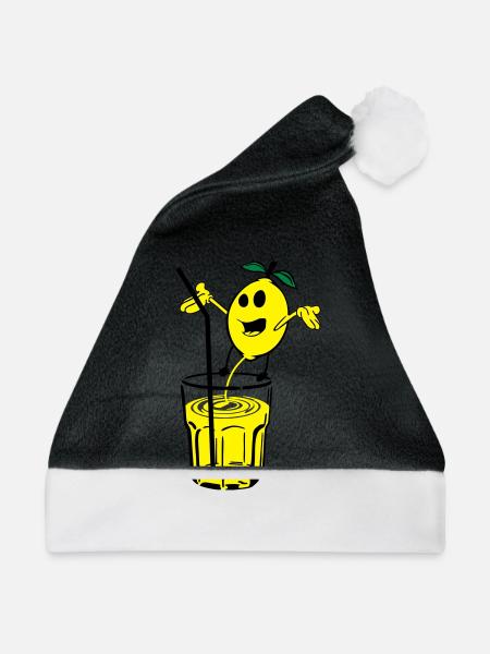 zitrone pinkelt limonade - Weihnachtsmütze - Schwarz/Weiß